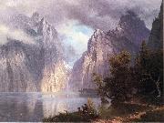Albert Bierstadt, Scene in the Sierra Nevada